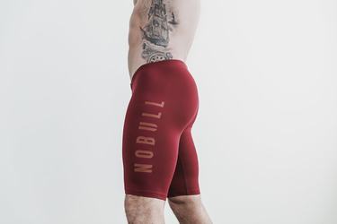 Nobull Swim Jammer Men's Swim Red | Australia (IQ2361)